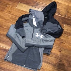 2 boys Under Armour jackets xL